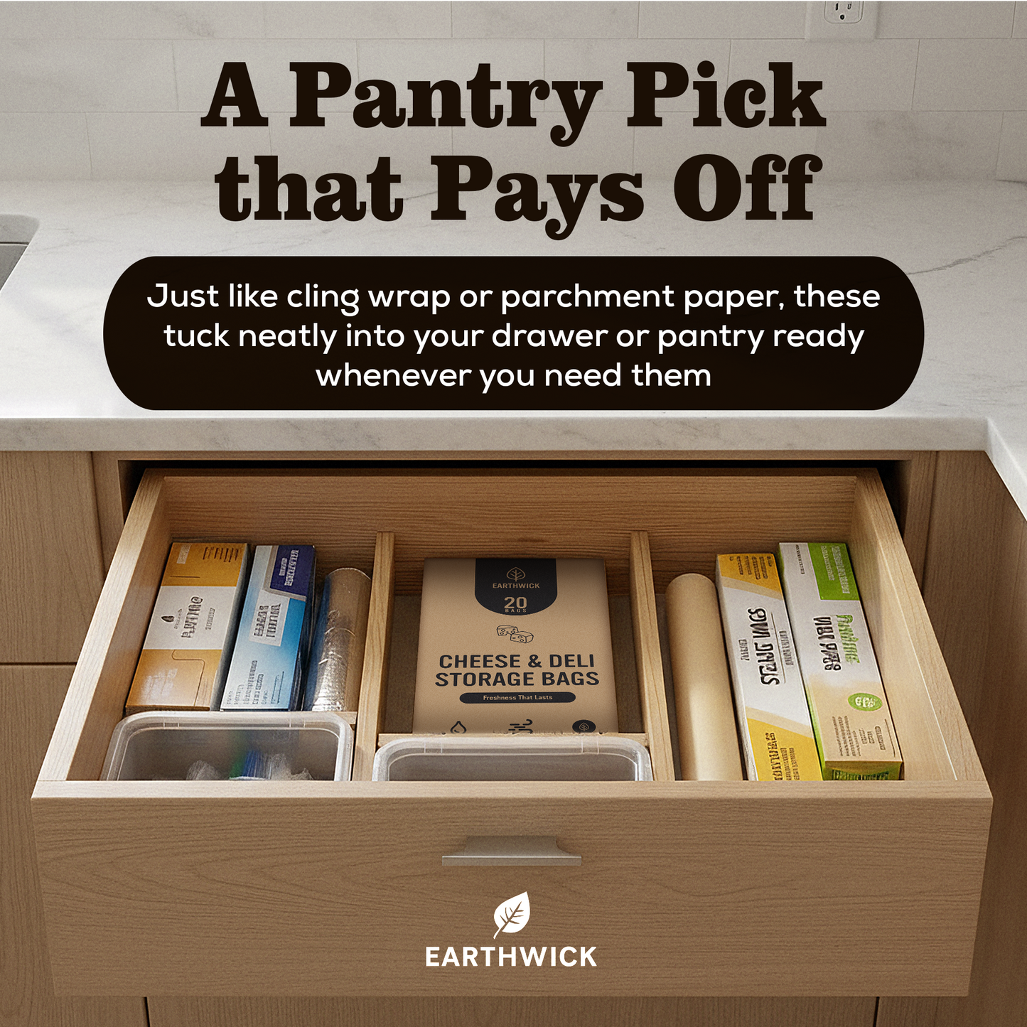 Cheese And Deli Storage 20 Breathable Wax Bags Cheese Storage Paper, Compostable, Biodegradable, and Plastic-Free Paper to Keep Cheese and Charcuterie Fresh, Kitchen Organization 6.25 x 11 inch